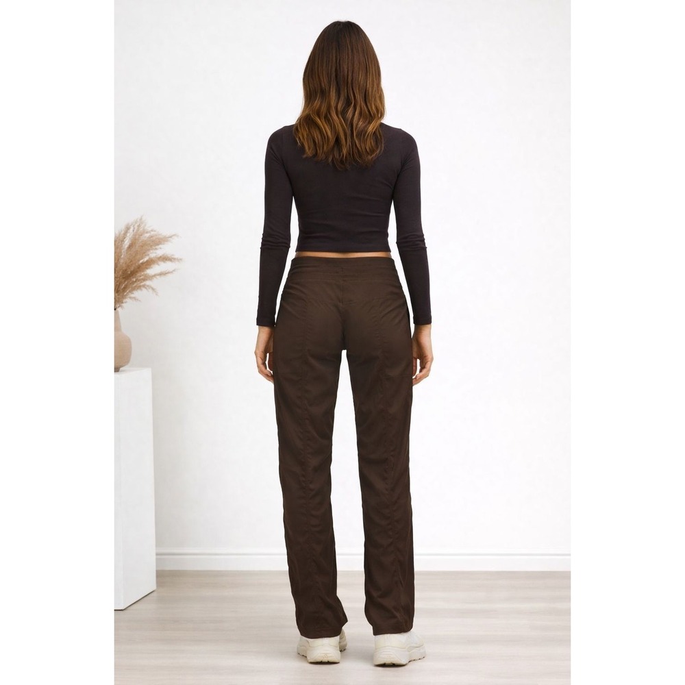 LULULEMON Dance Studio‎ Pants Women 12 Stretch Drawstring Athletic - Picture 12 of 12